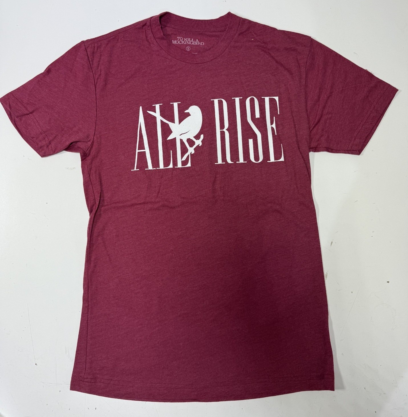 To Kill A Mockingbird Broadway Musical + RED ALL RISE +UNISEX tee t-shirt NEW!!