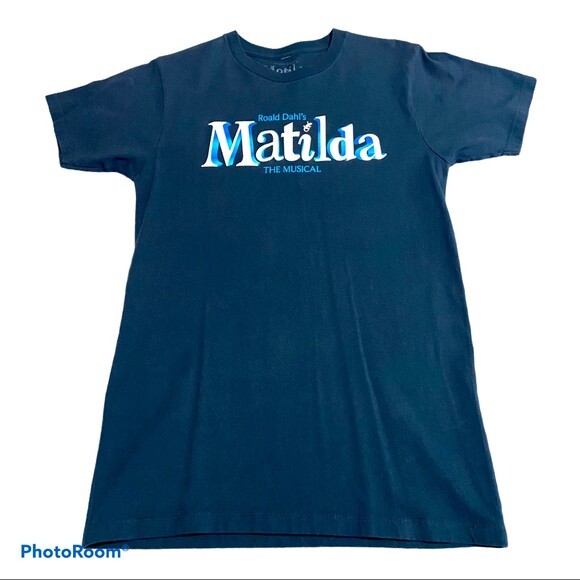 Roald Dahl`s MATILDA THE BROADWAY MUSICAL – LOGO T-SHIRT, TEE NEW OFFICIAL MERCH