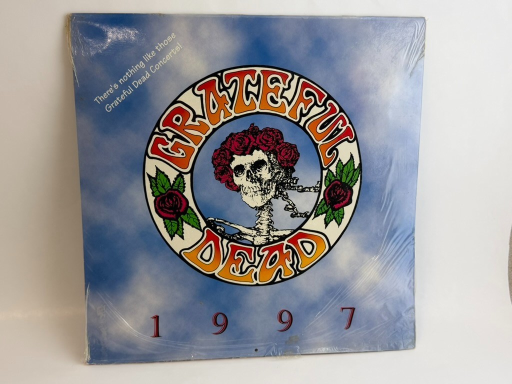 Grateful Dead 1997 Wall Calendar Vintage Skull & Roses Art ~ Mostly Sealed