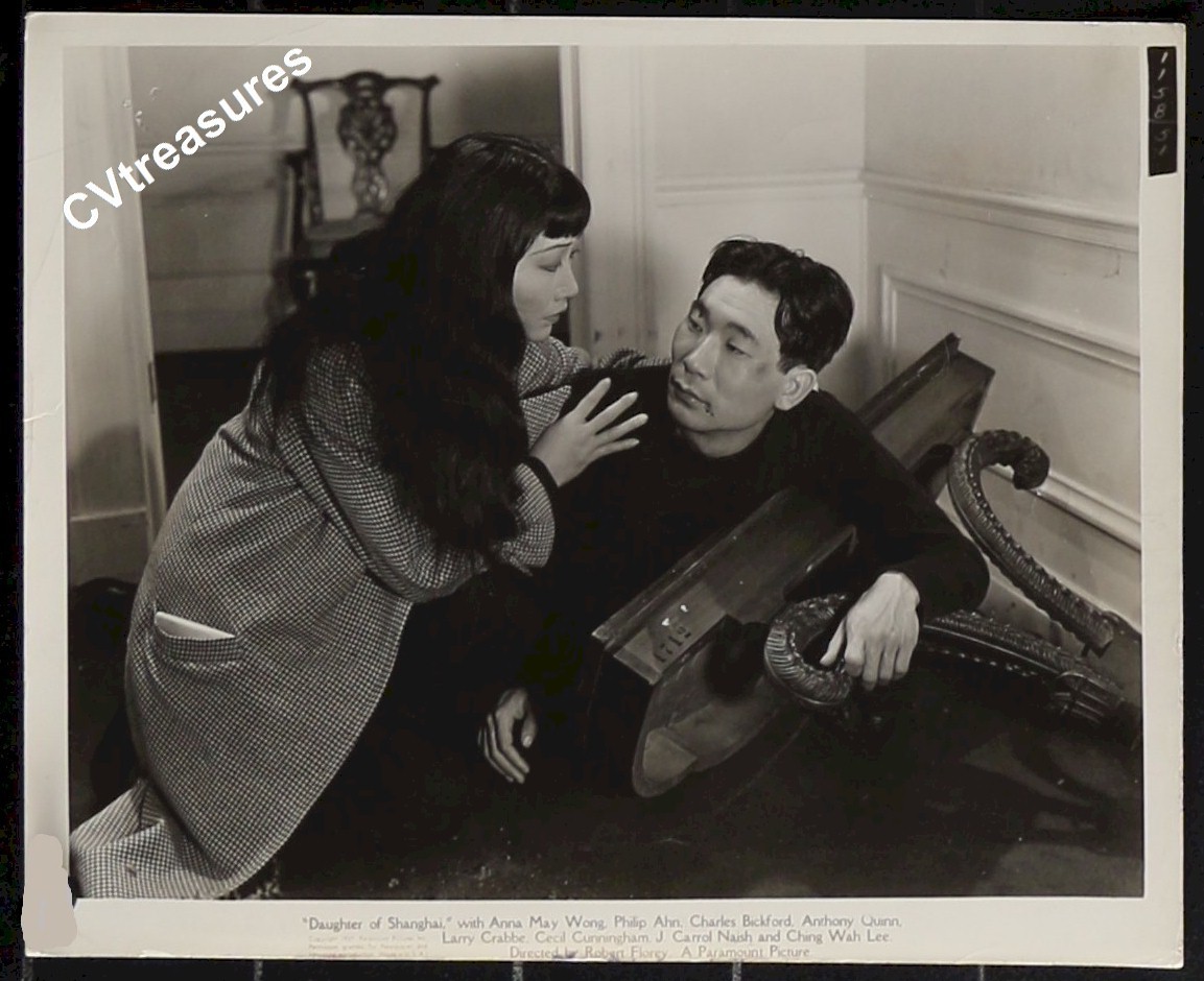 Anna May Wong DAUGHTER of SHANGHAI Original Vintage Historic TYPE 1 Photo 1937 7
