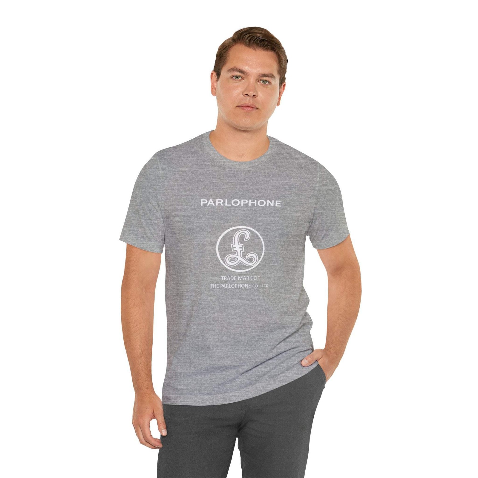 Vintage Parlophone Records Label Logo Unisex Jersey Short Sleeve T-Shirt