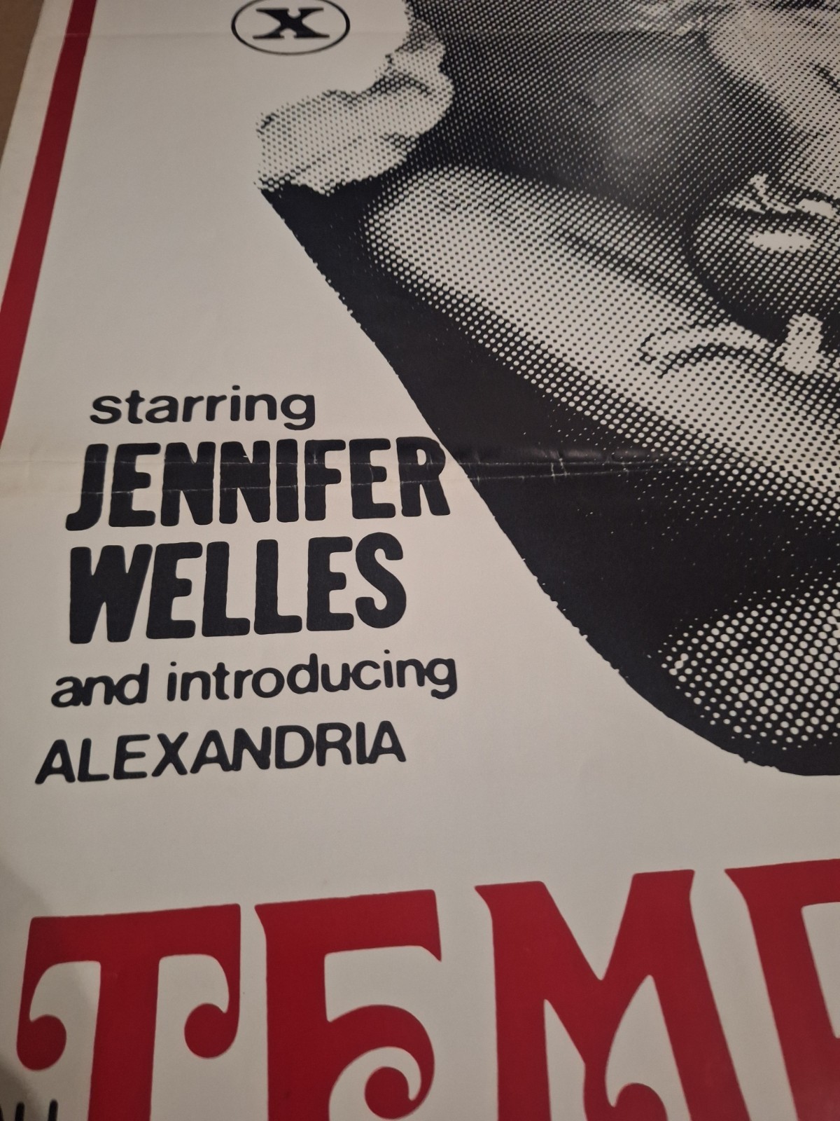 TEMPTATIONS ~1978~ Authentic X-Rated, Adult Theatre Played 1-sheet, 25″ X 38″