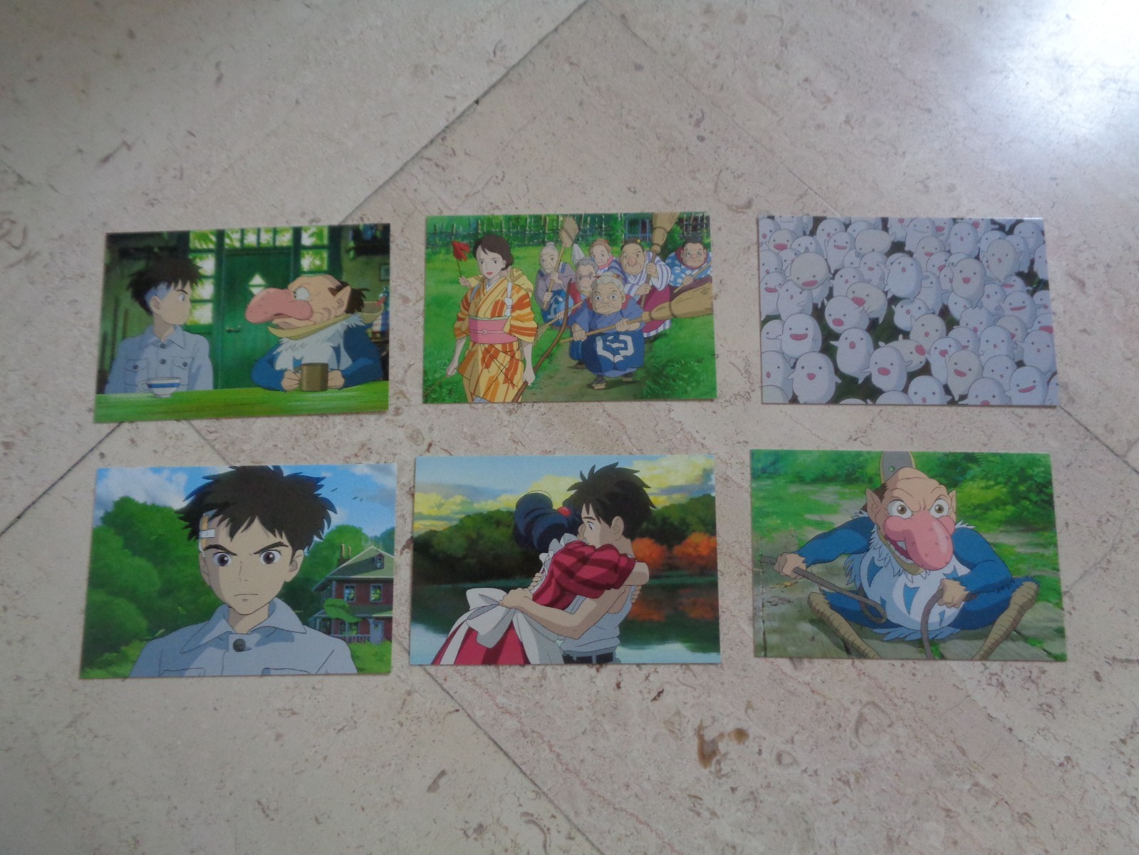 STUDIO GHIBLI postcard set art original artworks THE BOY AND THE HERON