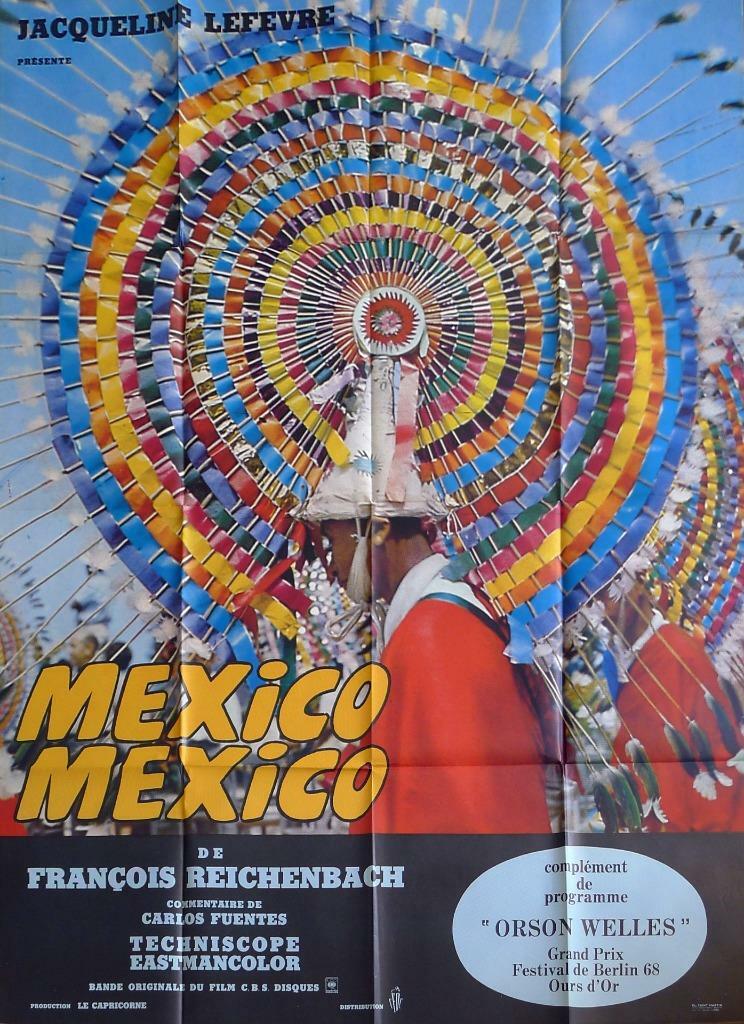 MEXICO MEXICO – RARE DOCUMENTARY LARGE FRENCH MOVIE POSTER