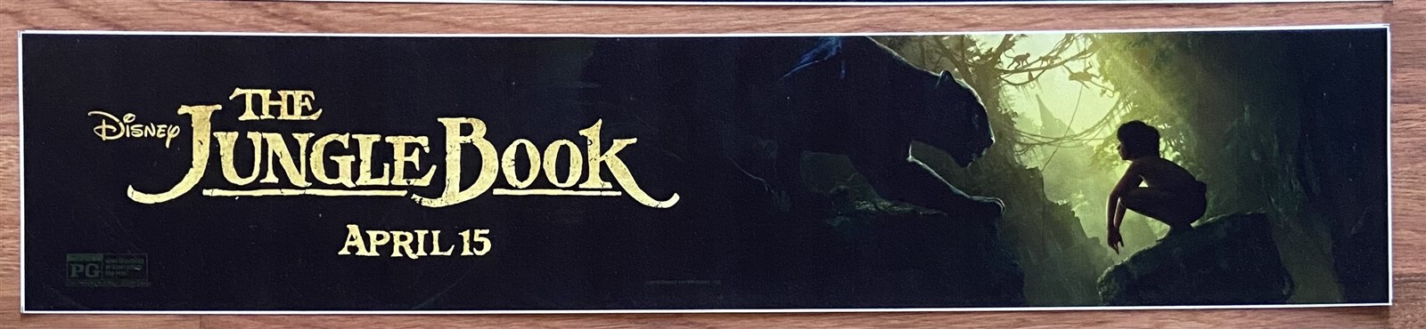 📽 The Jungle Book (2016) – Disney Live Action – Movie Theater Mylar Poster 5×25