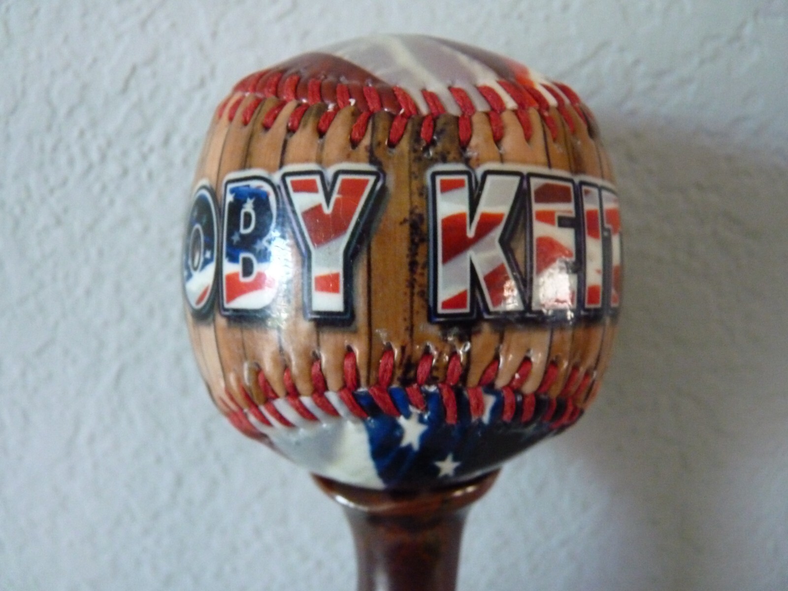 TOBY KEITH Souvenir Collectible Patriotic Baseball Ball American Flag NOS