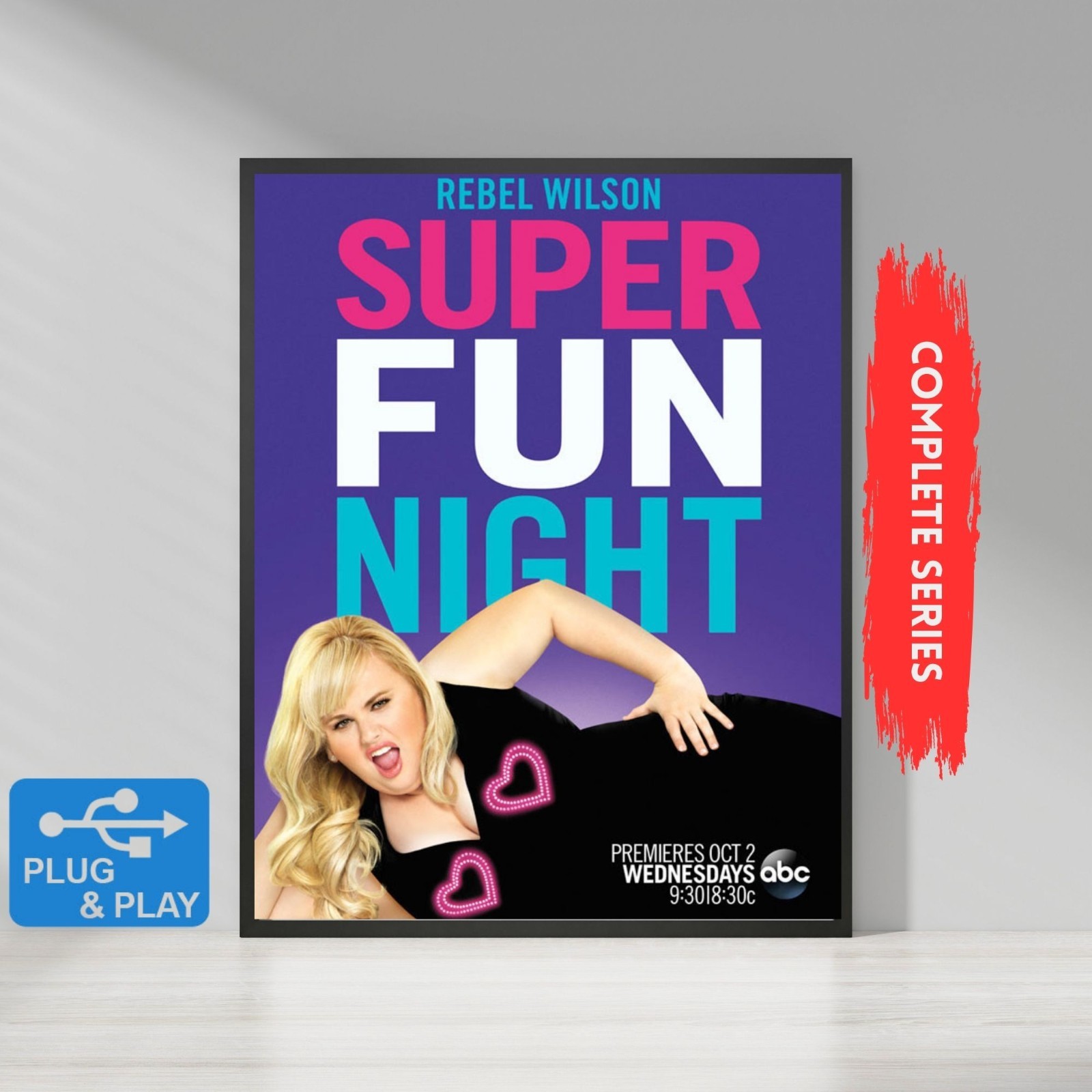 Super Fun Night Complete Series (2013–2014) USB Flash Drive | DVD Quality