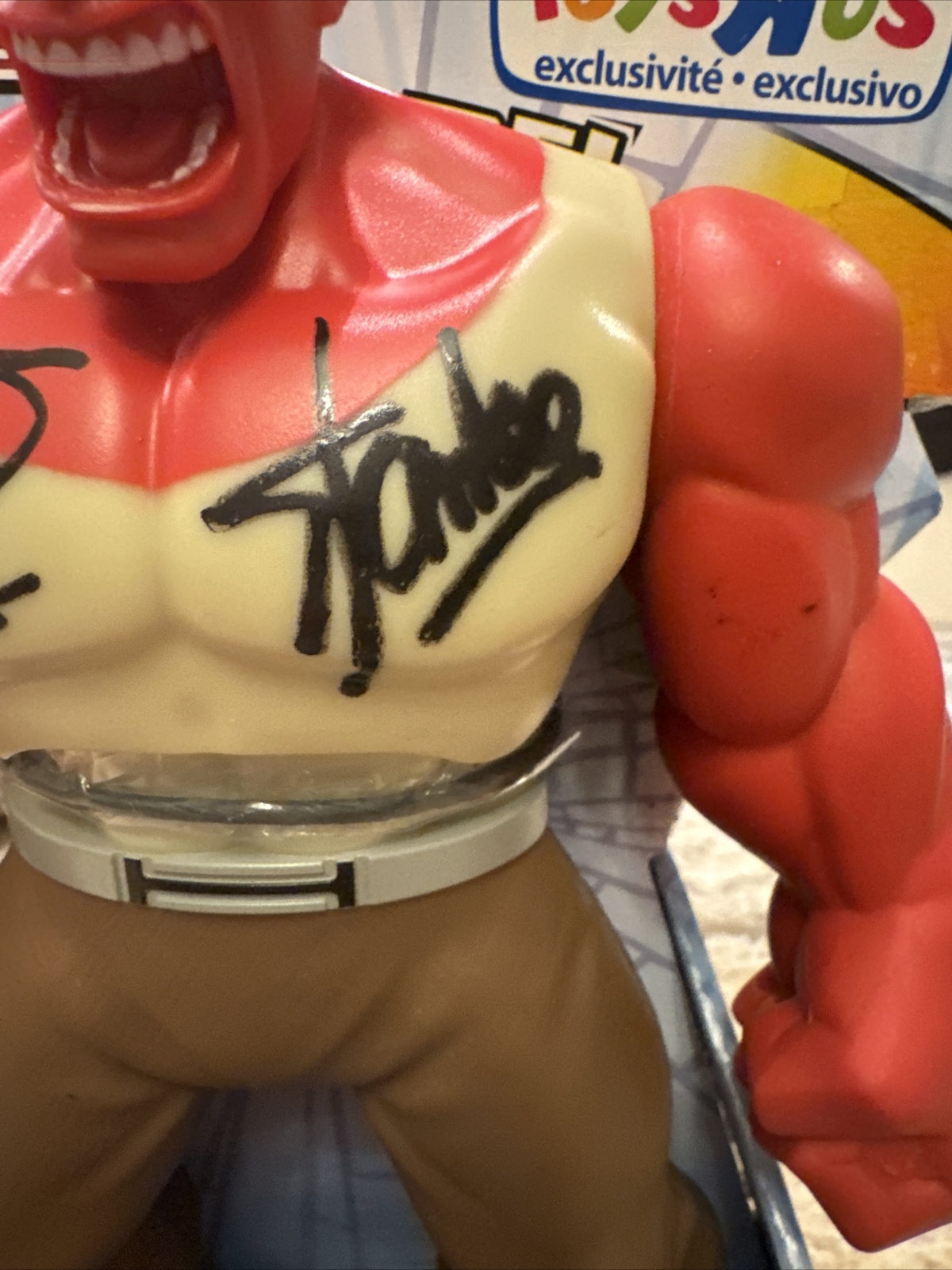 Stan Lee & Lou Ferrigno Signed “Hulk and the Agents of Smash” Red Hulk Figure (P