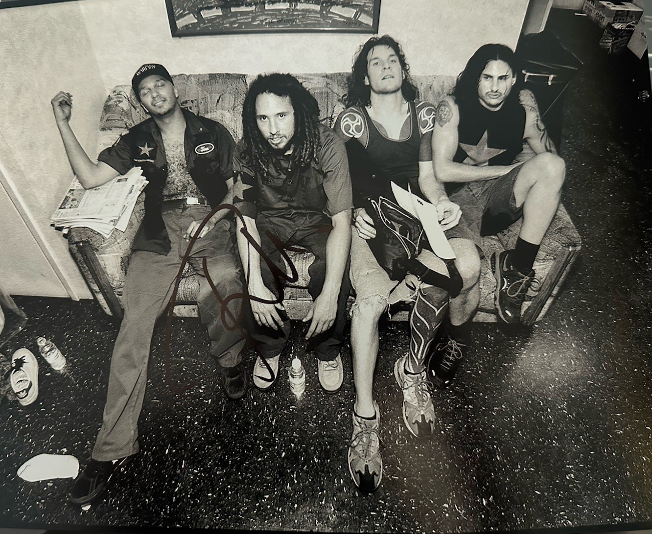 Tom Morello RAGE AGAINST THE MACHINE Autographed Signed 11×14 Photo!