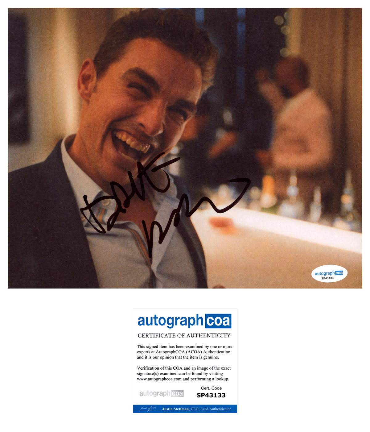 Dave Franco Signed THE STUDIO 8×10 “SHROOMS!” Photo ACOA C Hoppers