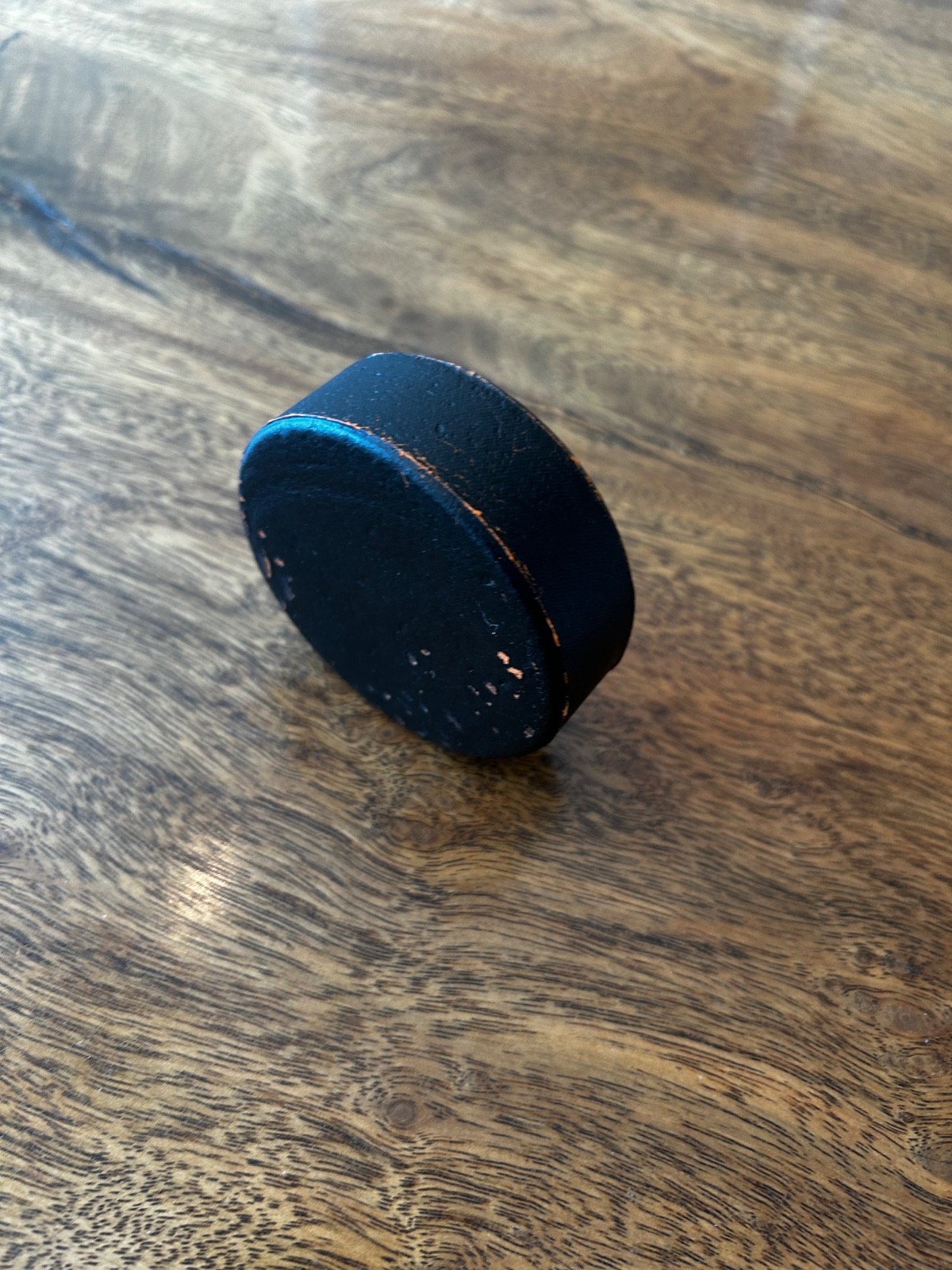 ‘Miracle’ movie – Real Disney movie prop – fake sponge hockey puck