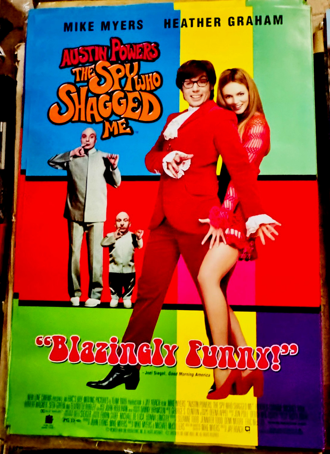 Austin Powers: Spy Who Shagged Me Video Store Poster – Approx. 27″ X 40″ – READ