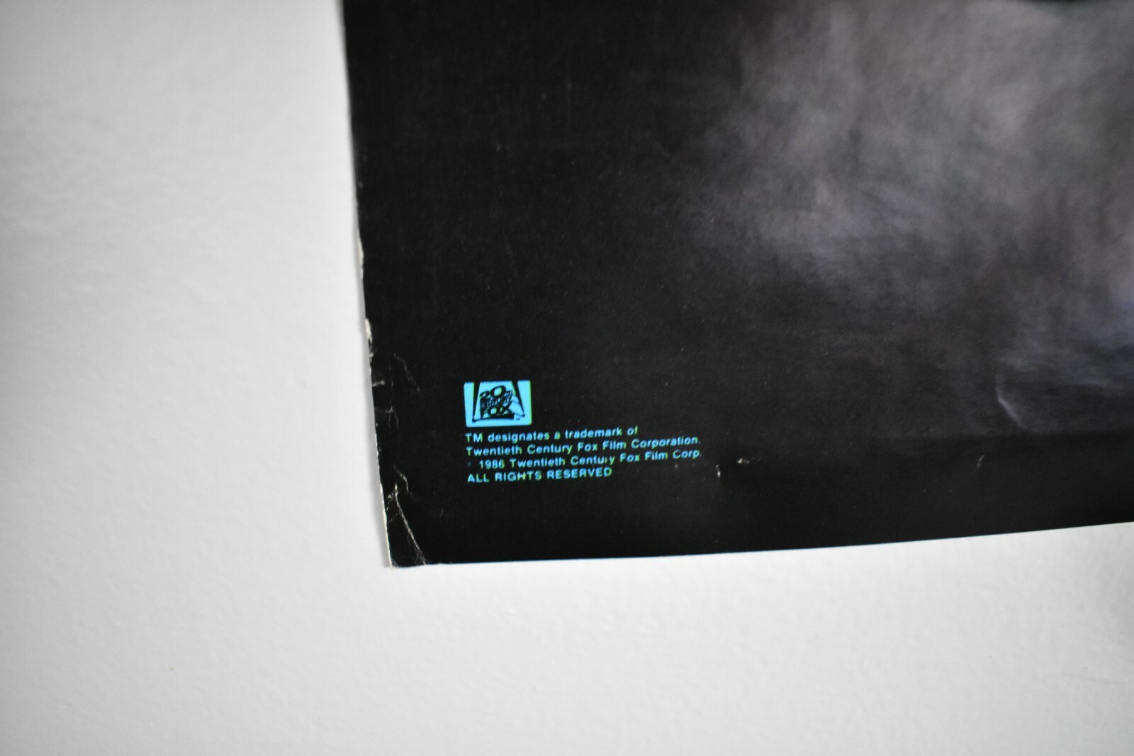Nice Rare Original 22″x 34″ Aliens 1986 Movie Poster HTF – Halloween Horror CBS