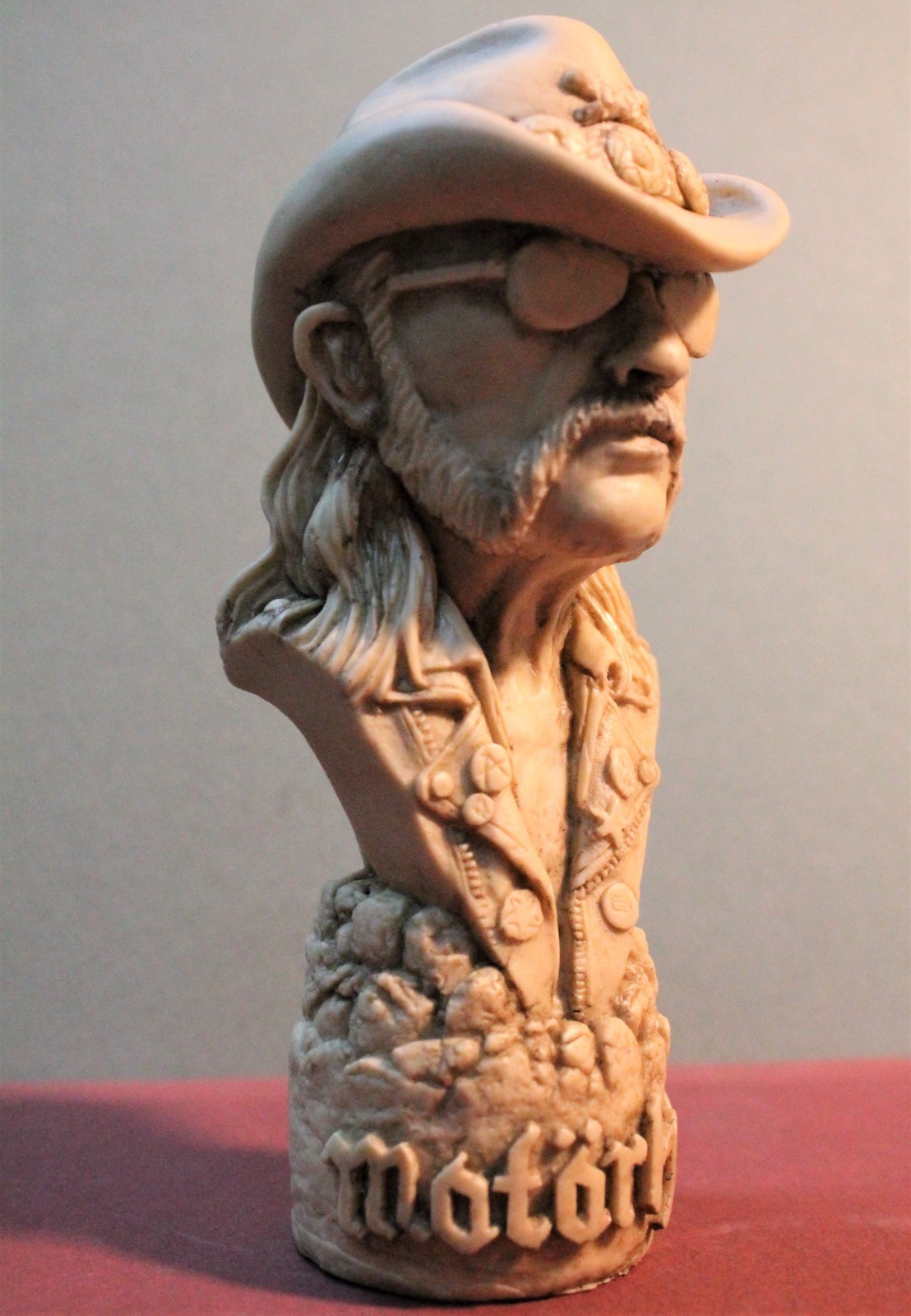 LEMMY BY MOTORHEAD BUST RESIN SCULPTURE HEAVY METAL MUSIC ROCK FIGURE Motörhead
