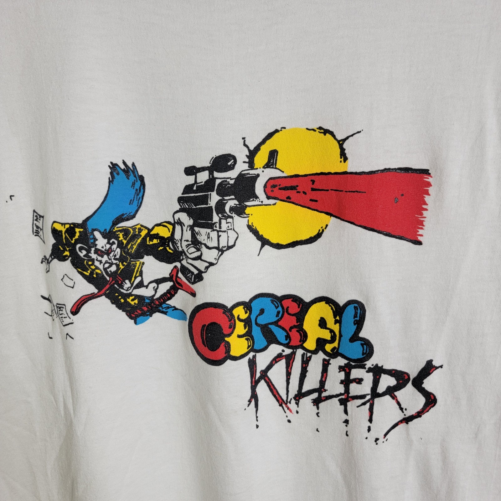 Vintage 90s Cereal Killers Punk Band Shirt XL RARE! Single Stitch Graphic Tee