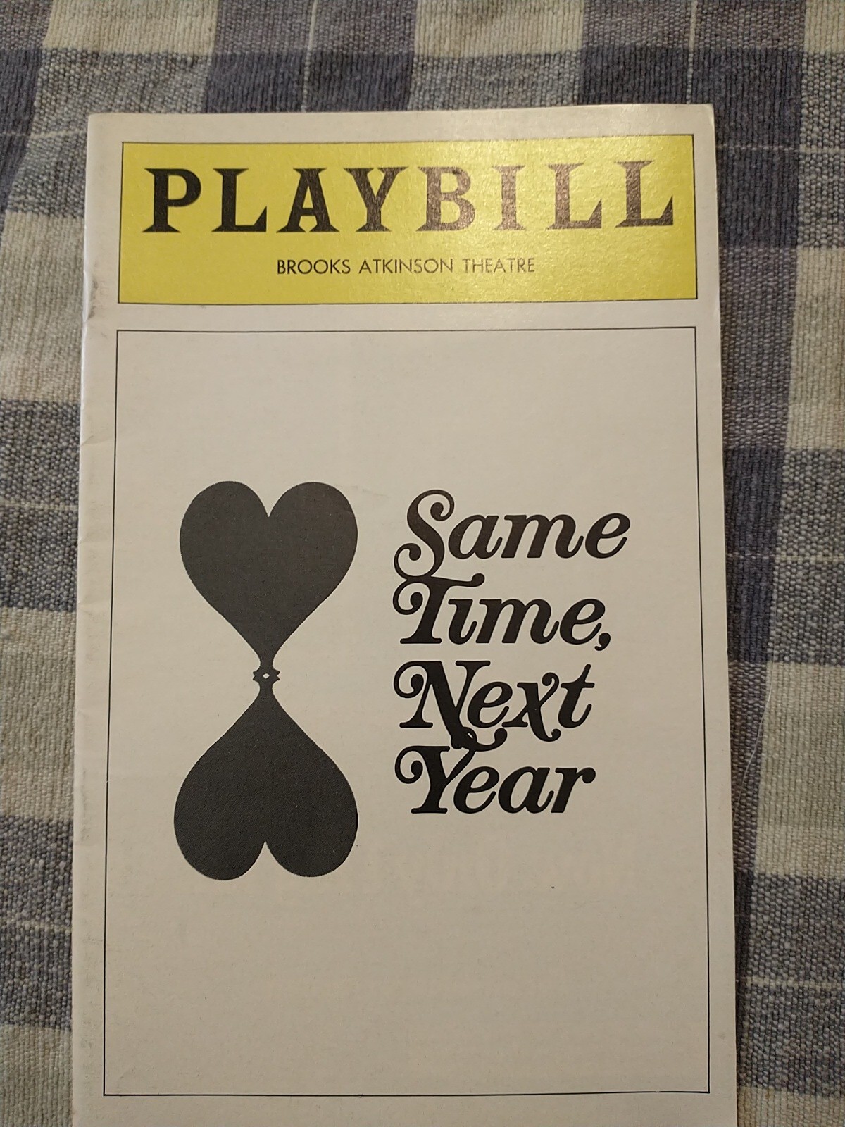 1977 Playbill Brooks Atkinson Theatre Hope Lange in Same Time, Next Year