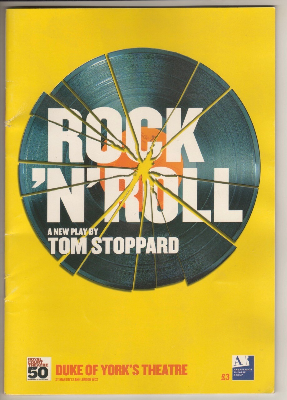 Dominic West & Emma Fielding “Rock’n’Roll” London Playbill 2006 Tom Stoppard