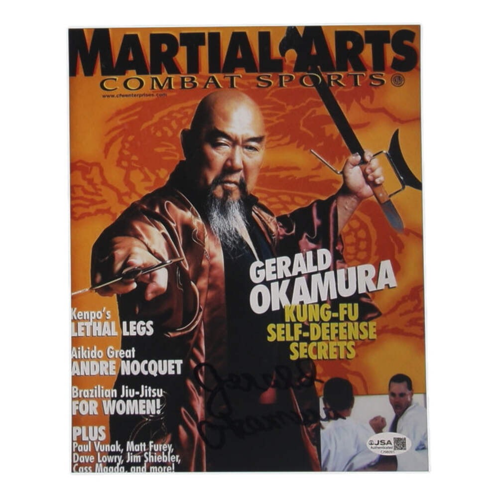 Gerald Okamura Signed 8×10 Photo (JSA)