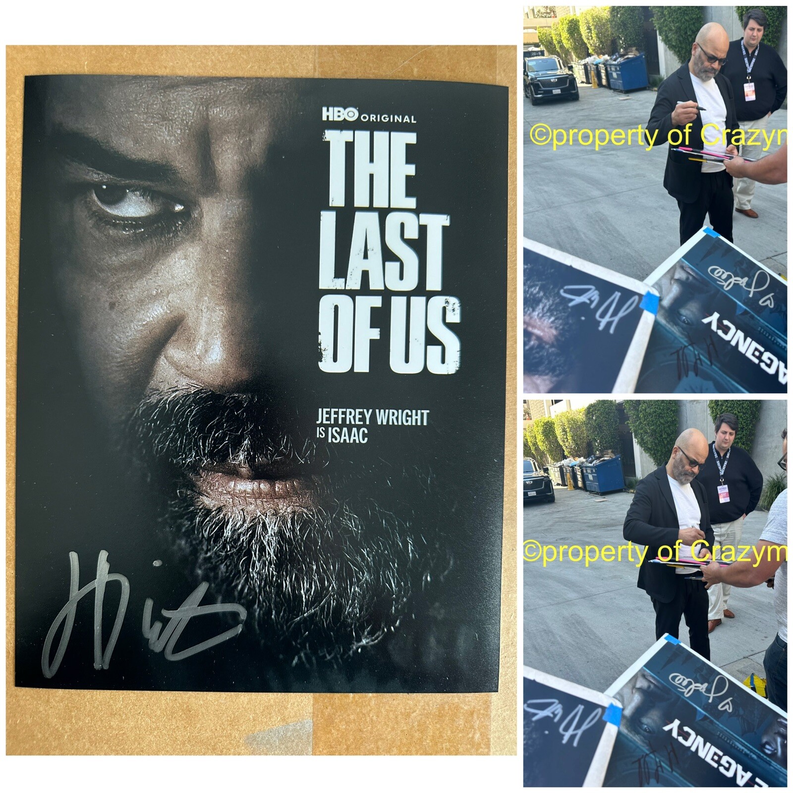 Jeffrey Wright Signed The Last Of Us 8×10 Poster Isaac Autograph HBO Exact Proof