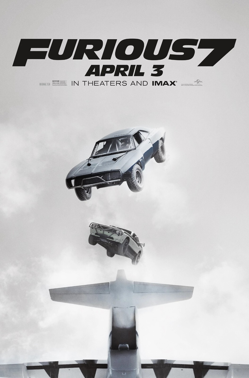 2015 Fast & Furious 7 Movie Poster 11X17 Paul Walker Vin Diesel Brian Dominic 🍿