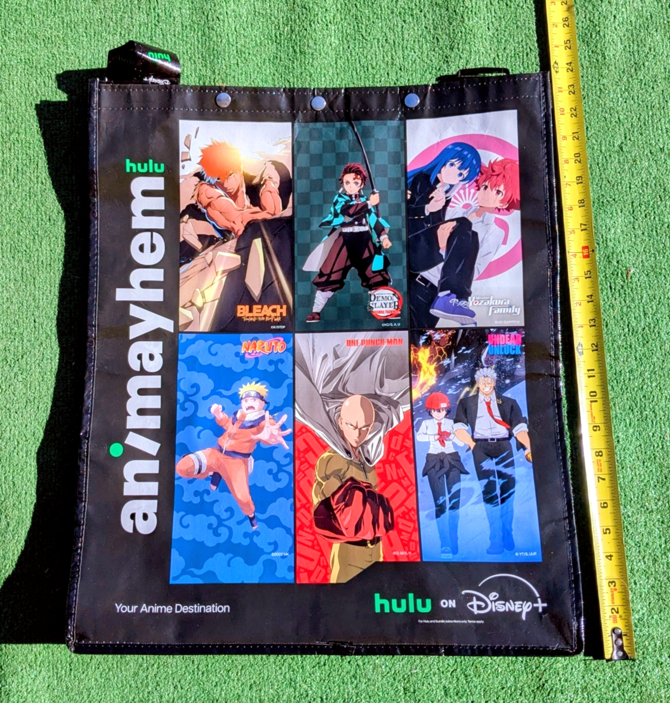 SDCC 2026 Swag Animayhem Bleach/Naruto/Demon Slayer/One Punch Man Bag Backpack