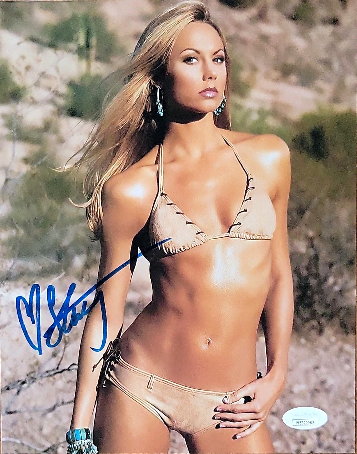 Stacy Keibler 8×10 Signed Photo Autograph Original JSA Witnessed