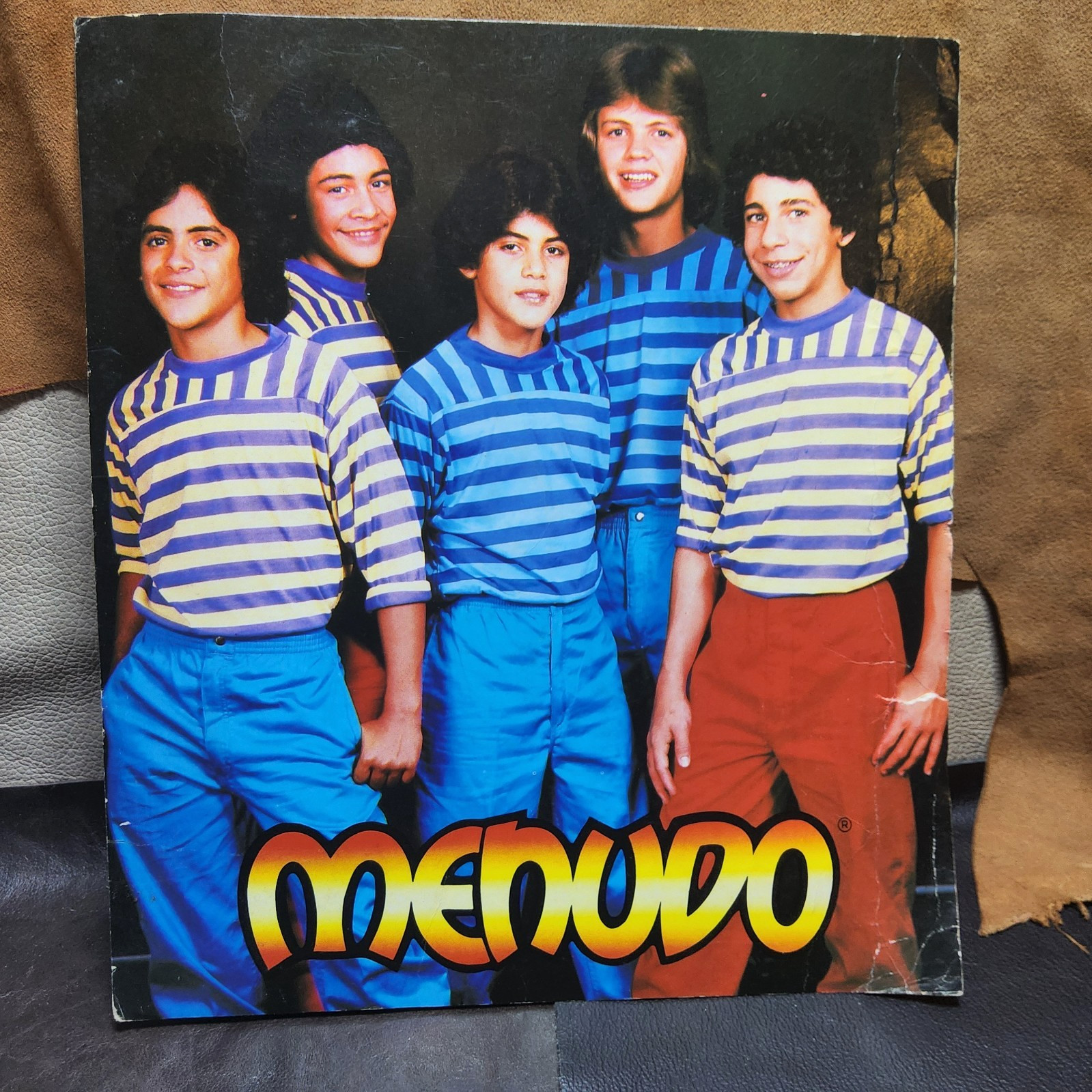 Vtg original 1980s menudo 9×10″ poster latin music boy band merch menuditis pr