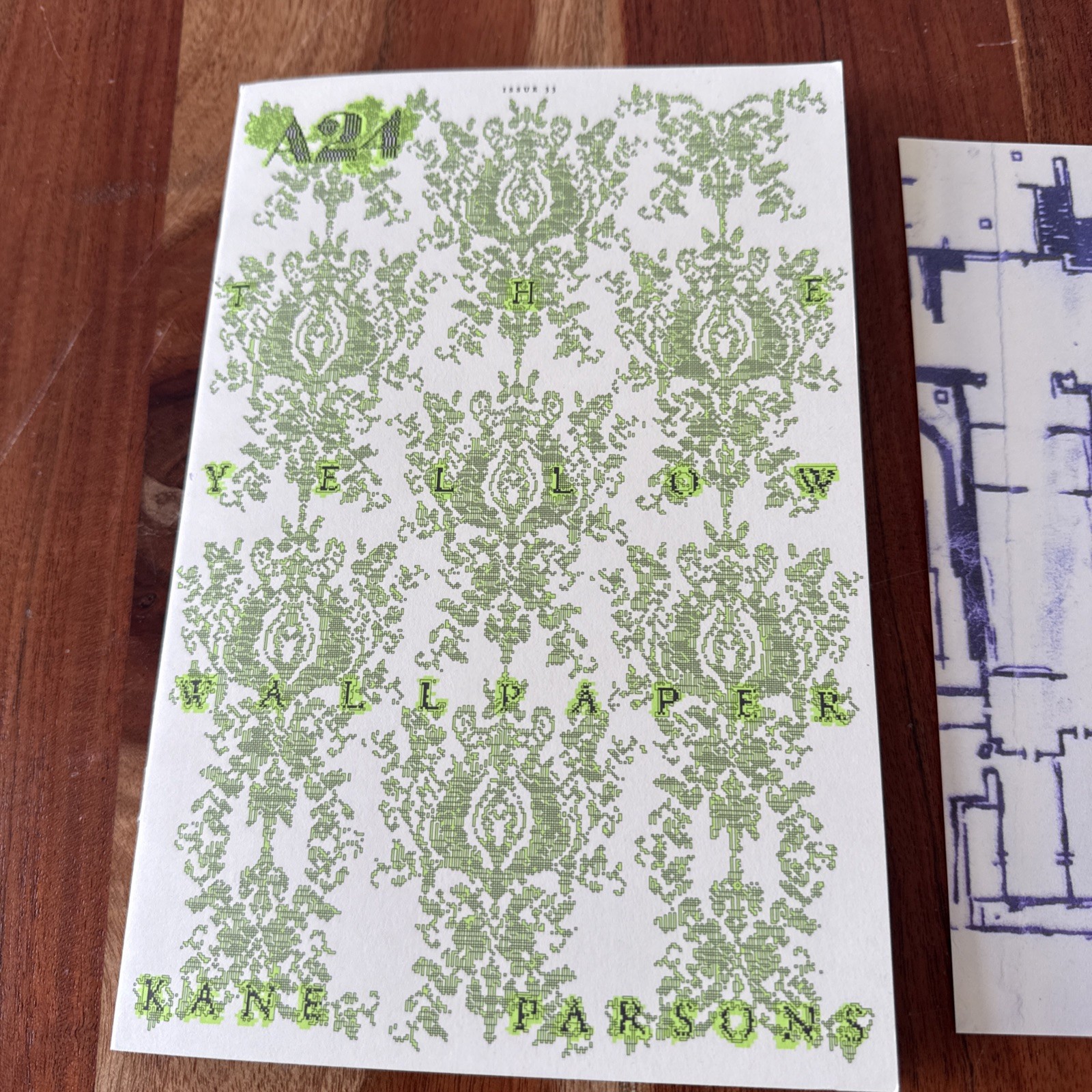 A24 Backrooms The Yellow Wallpaper Kane Parsons Zine w Map Excl Ltd Ed NEW