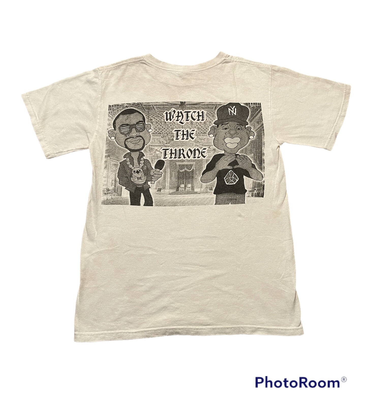 2011 Watch The Throne Jayz Kanye West Ye Yeezy Shirt Extra Small XS Rap Tee