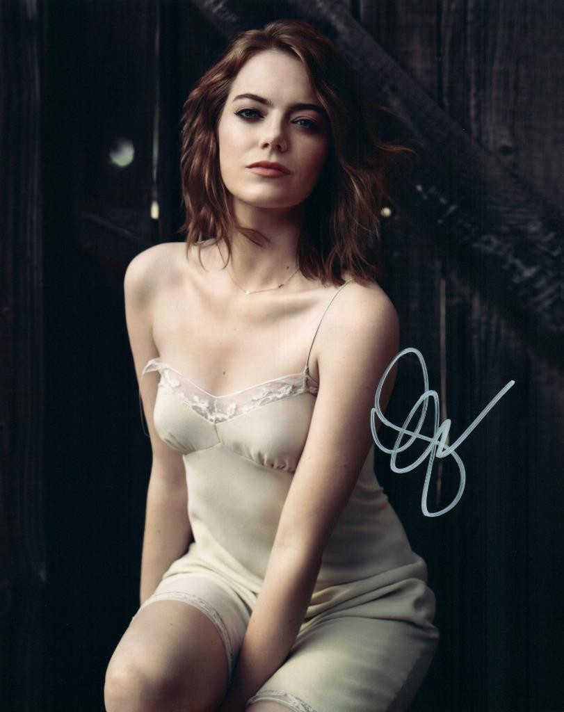 Emma Stone autographed 8×10 Photo signed Picture pic and COA