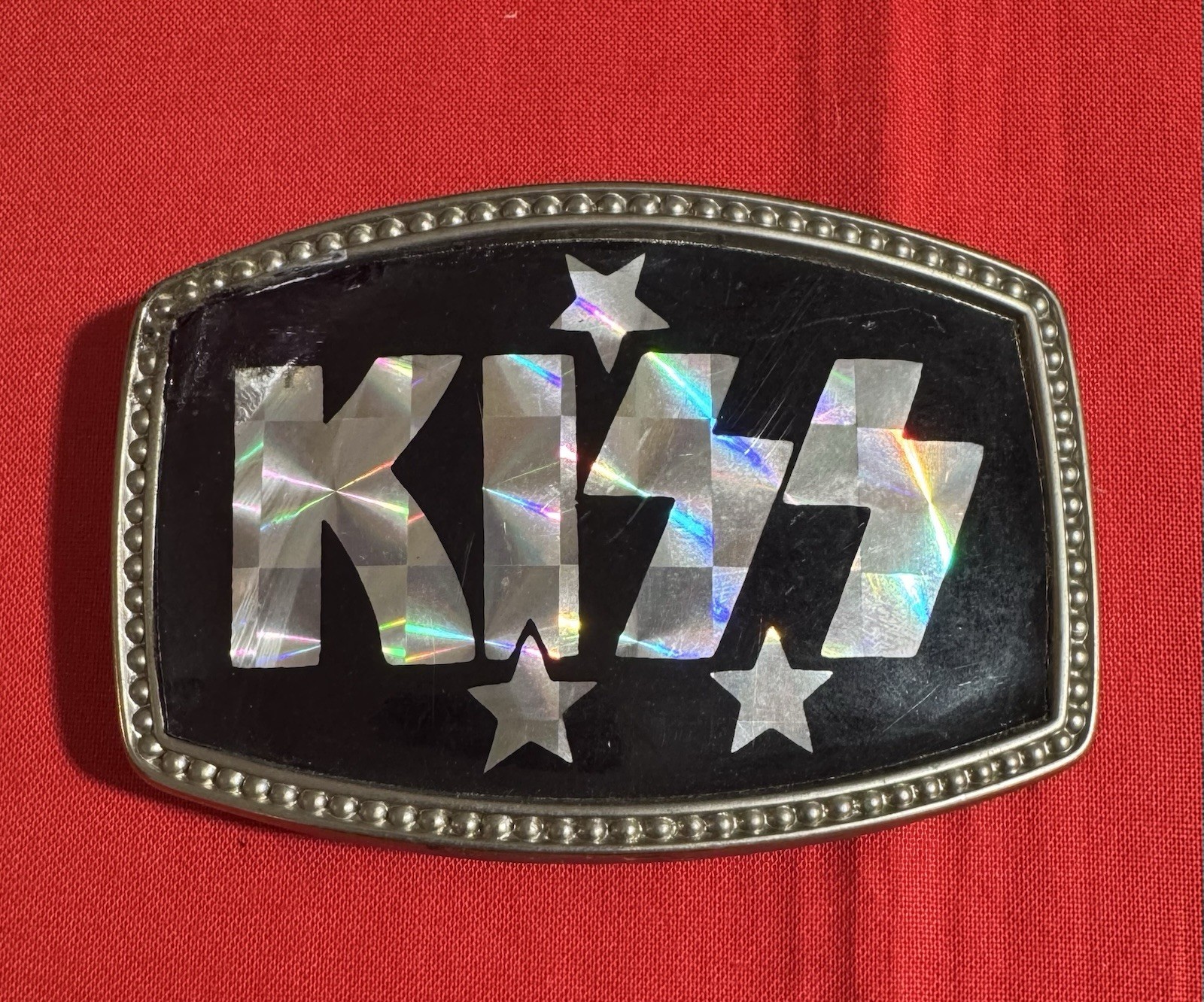 KISS ✨ CPI CONCERT PRODUCTS INC ✨ VINTAGE 70’s ROCK & ROLL BELT BUCKLE ✨