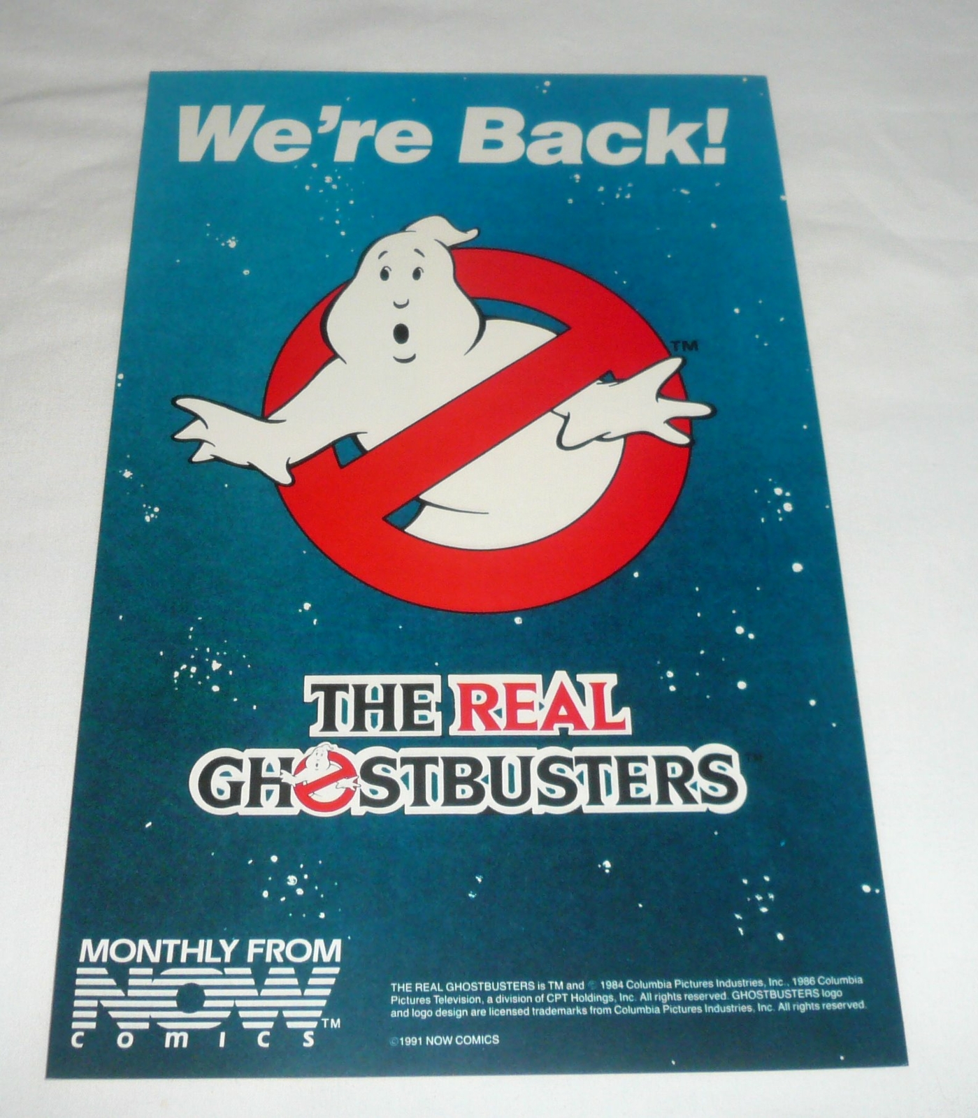 1991 REAL GHOSTBUSTERS comic book ad page ~ We’re Back!