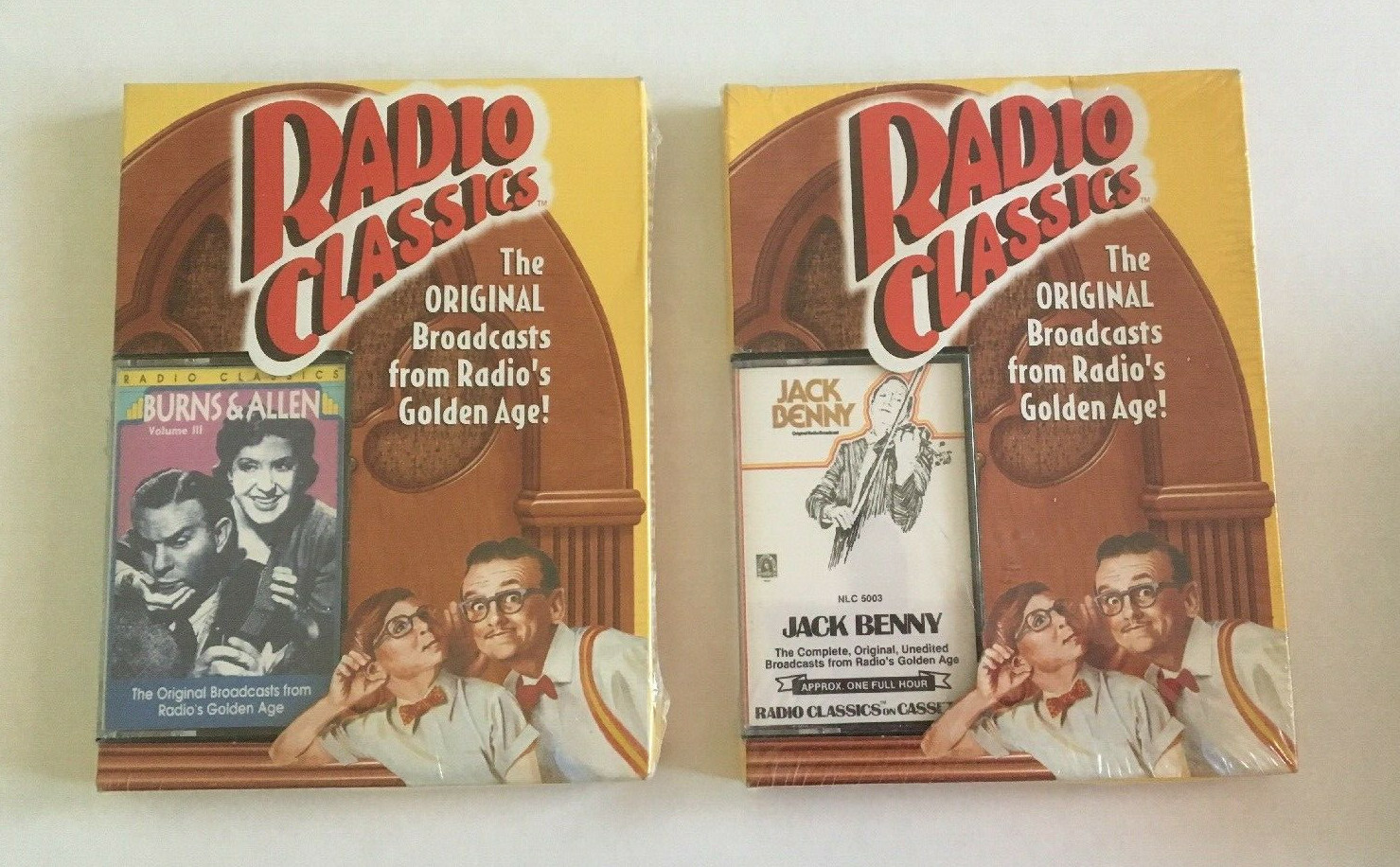 COMEDY LOT OF 2 Radio Classics The Golden Age JACK BENNY~BURNS & ALLEN NEW VTG