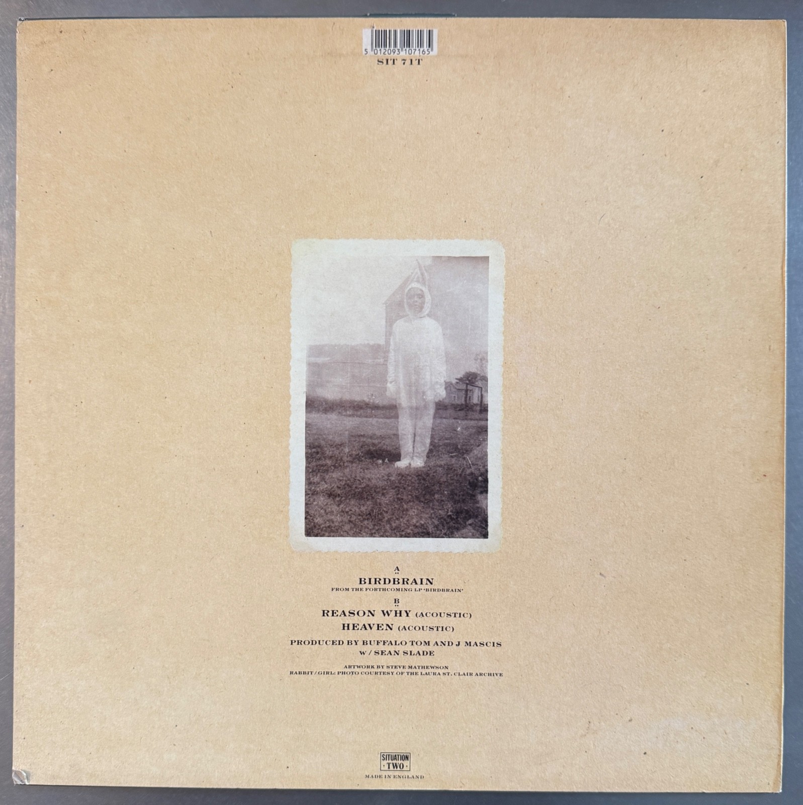 Buffalo Tom : Birdbrain 12″ fully signed autographed vinyl ( Lp Sugar Bob Mould