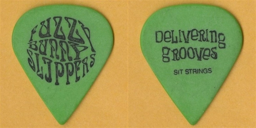 Fuzzy Bunny Slippers 1990’s tour Paul Grosso “Delivering Grooves” Guitar Pick