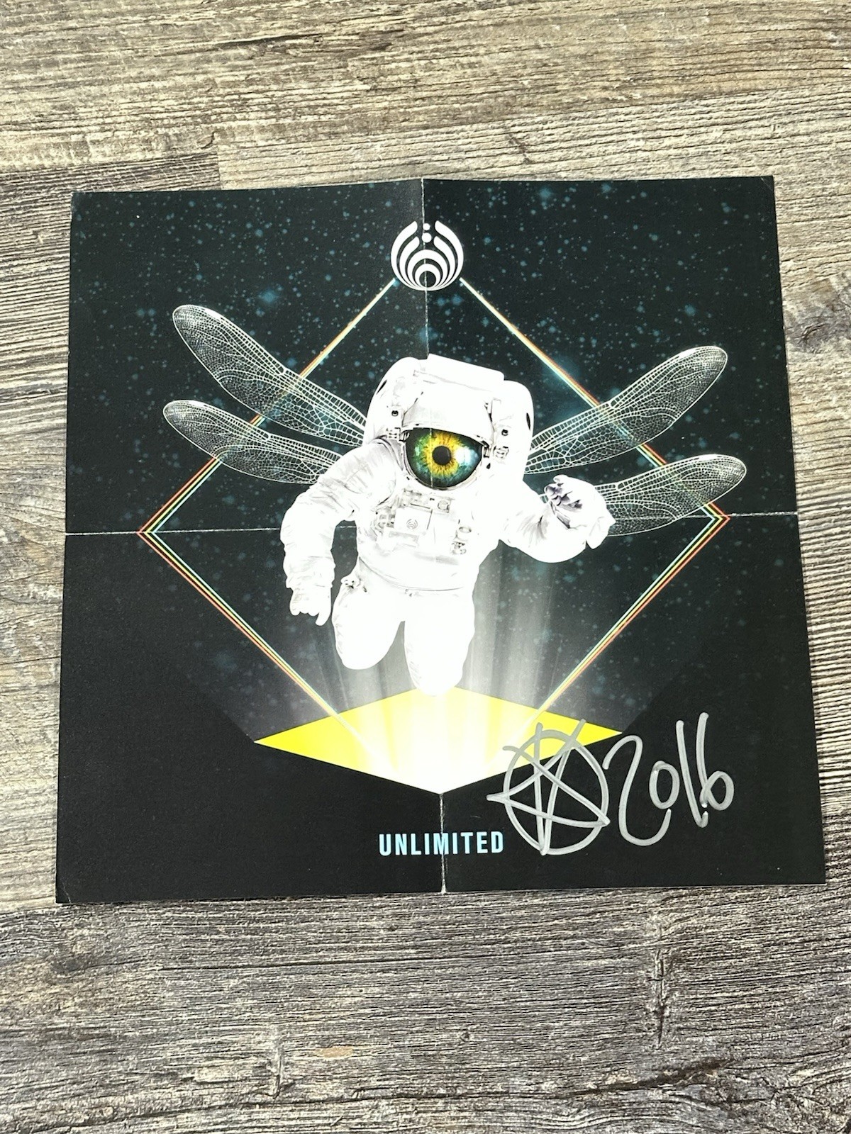BASSNECTAR – SIGNED Poster – Lorin Ashton (No CD) EDM DJ Autographed