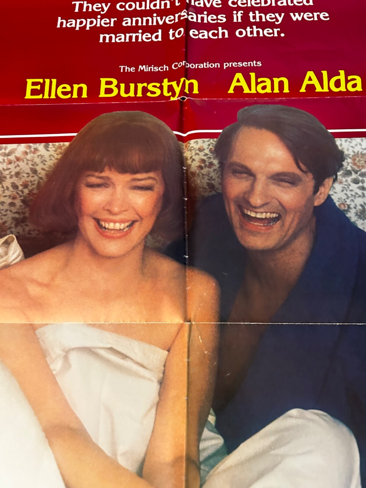Vintage-SAME TIME NEXT YEAR ORIGINAL 27X41 MOVIE POSTER 1978 ALAN ALDA-1978