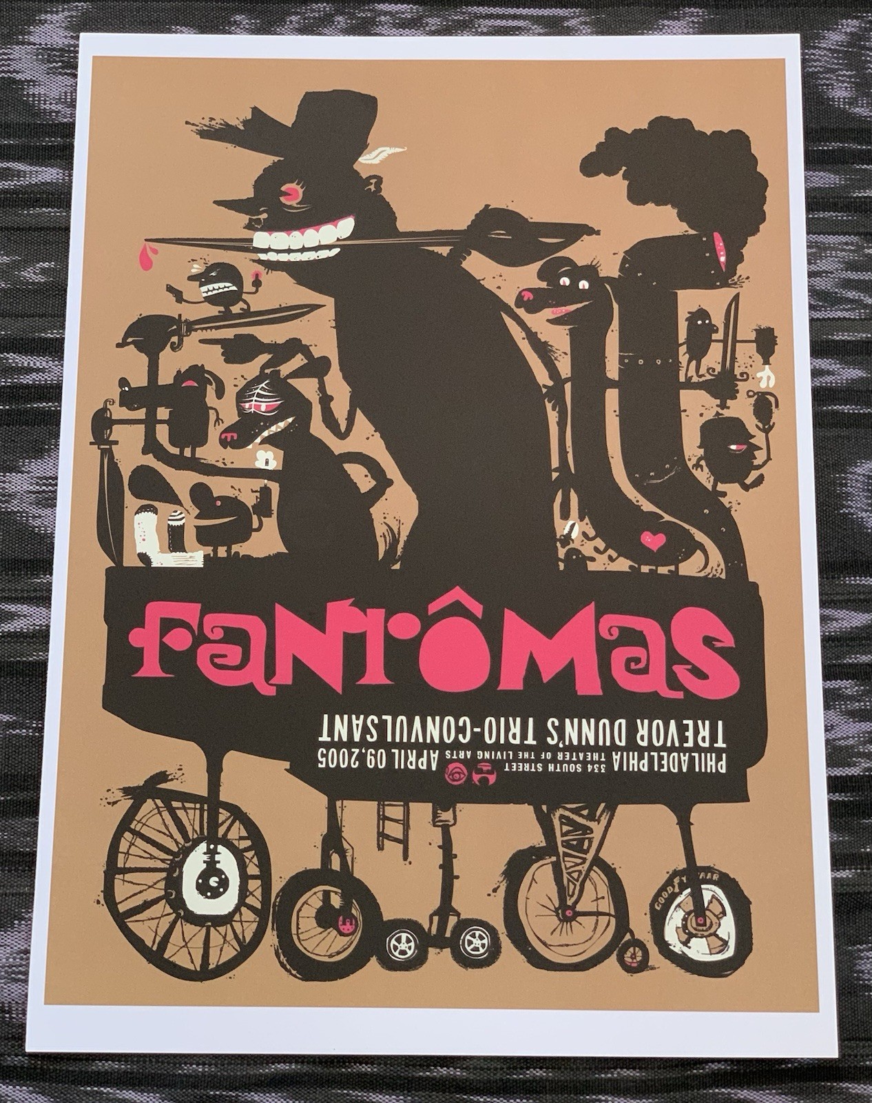 FANTOMAS Philadelphia 2005 Tour 11×14” New Poster slayer melvins grindcore Metal