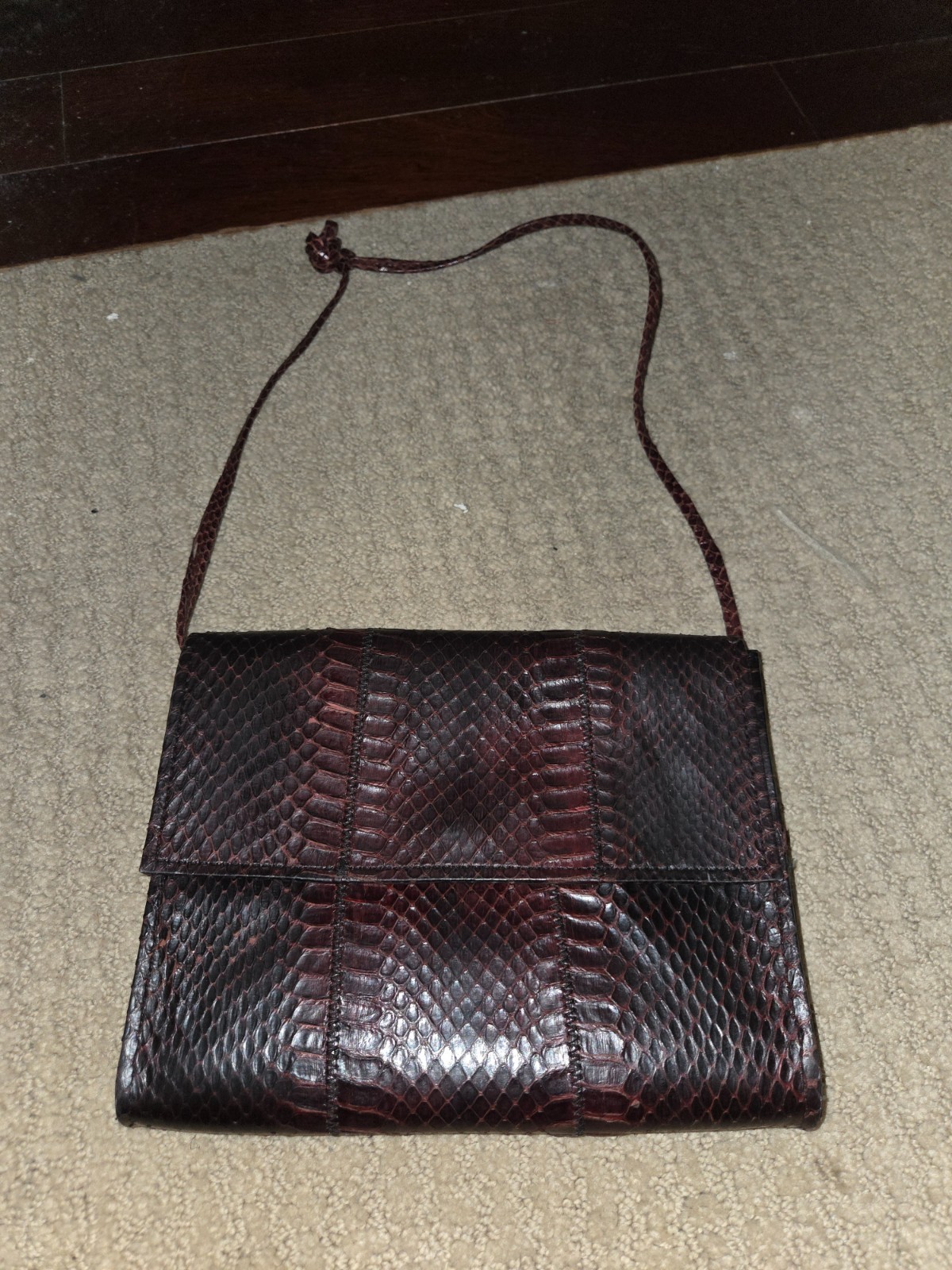 Greta Garbo Owned Worn 40’s Brown Crocodile Handbag Stylist Sydney Guilaroff