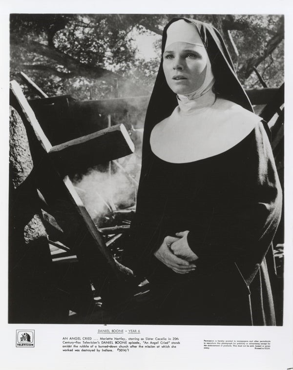 Mariette Hartley Daniel Boone Original 8×10 Photo Nun An Angel Cried 1970