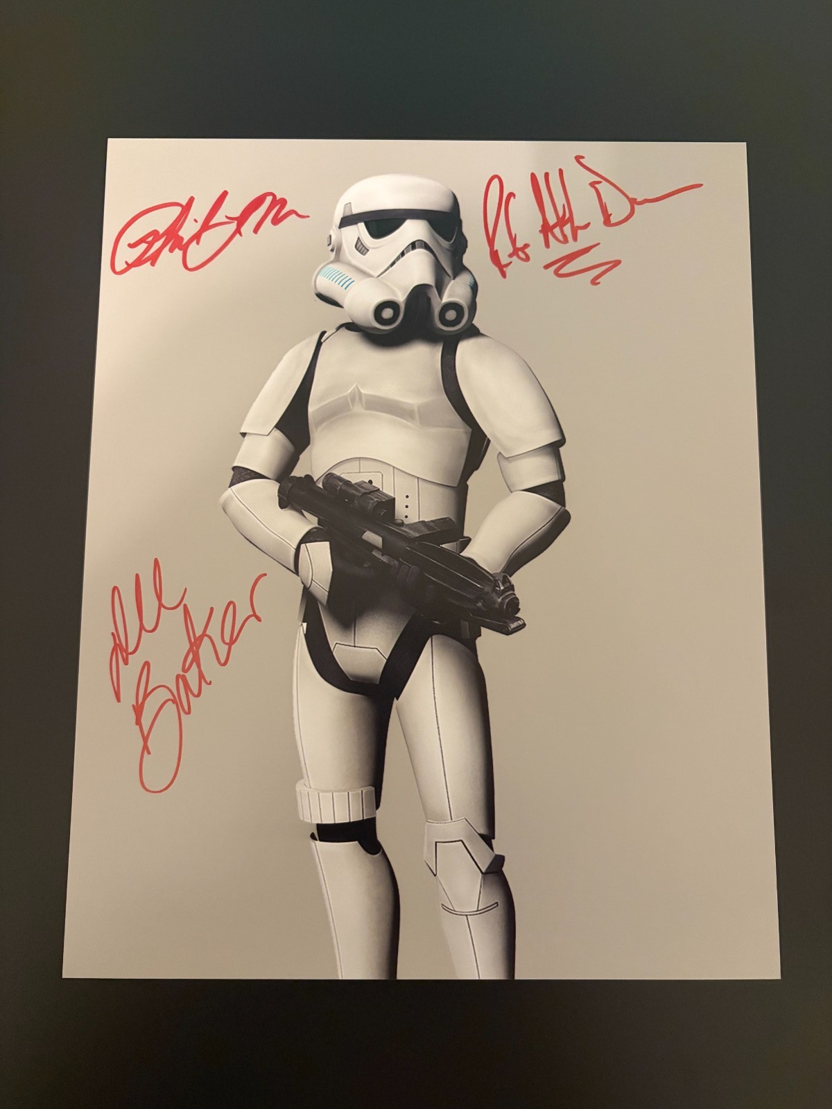 IMPERIAL STORMTROOPER Multi-Signed 8×10 Star Wars Rebels Autograph Project