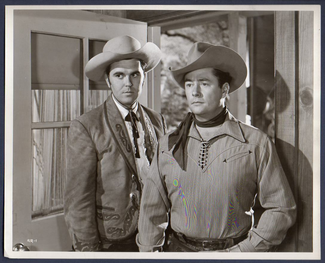 Richard Martin & Tim Holt RUSTLERS RANGE Orig RKO Photo LB HANDSOME ACTOR
