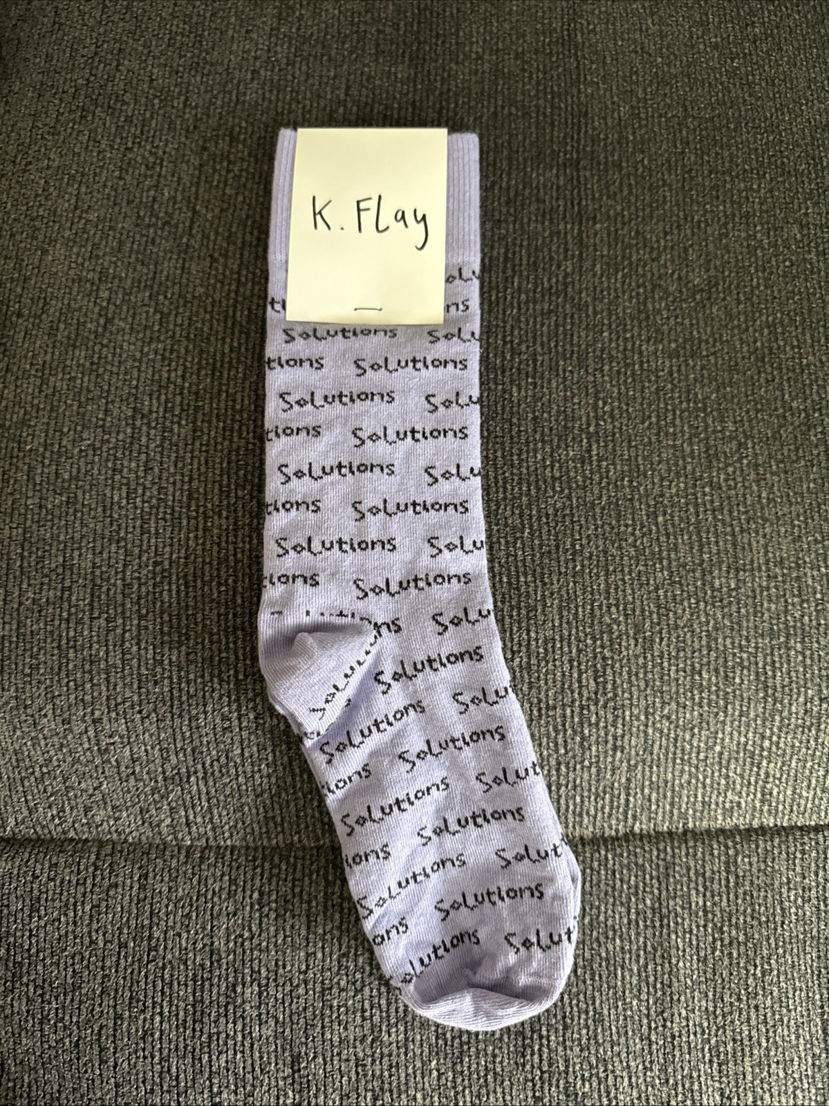 K. Flay Solutions Album Tour Socks- VIP Merch 2019 – Rare Promo – NEW