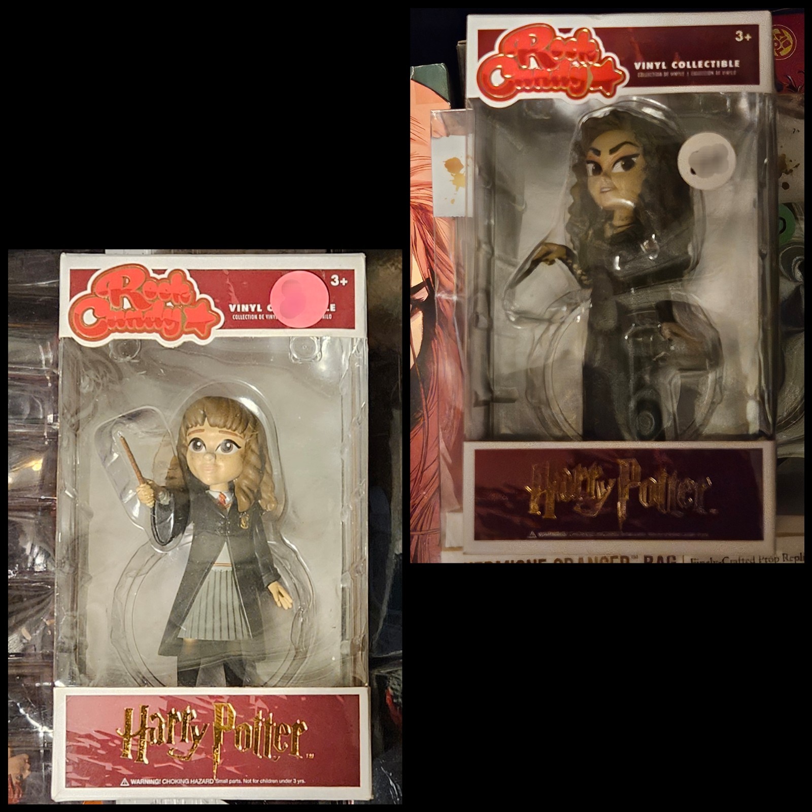 Rock Candy Vinyl Collectible Bellatrix Lestrange Hermione Granger Set