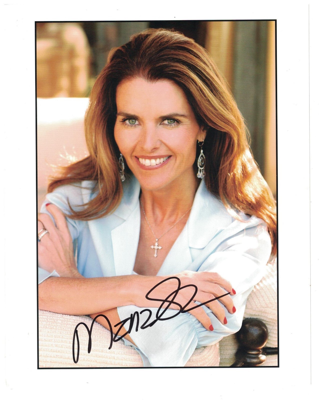 Maria Shriver Signed Autographed 8 x 10 Photo Journalist