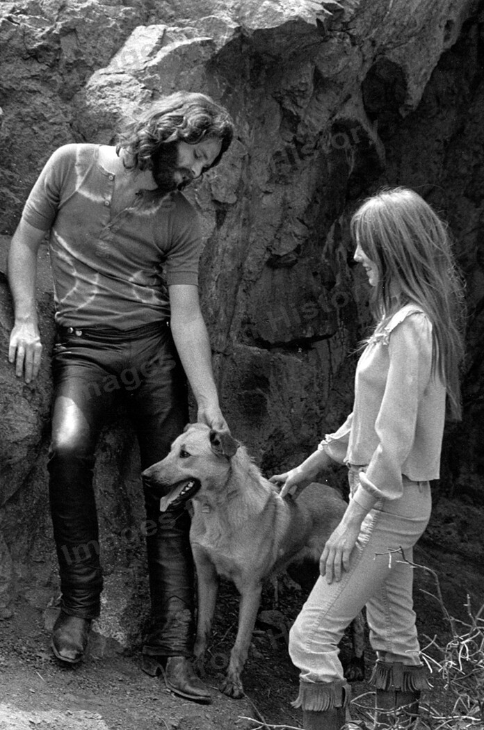 8×10 Print Jim Morrison Pamela Courson The Doors Hollywood Hills 1969 #JMPC