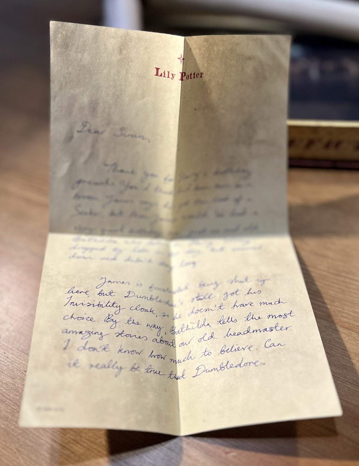 The Noble Collection Harry Potter Memorabilia: Harry Potter Film Artifact Box