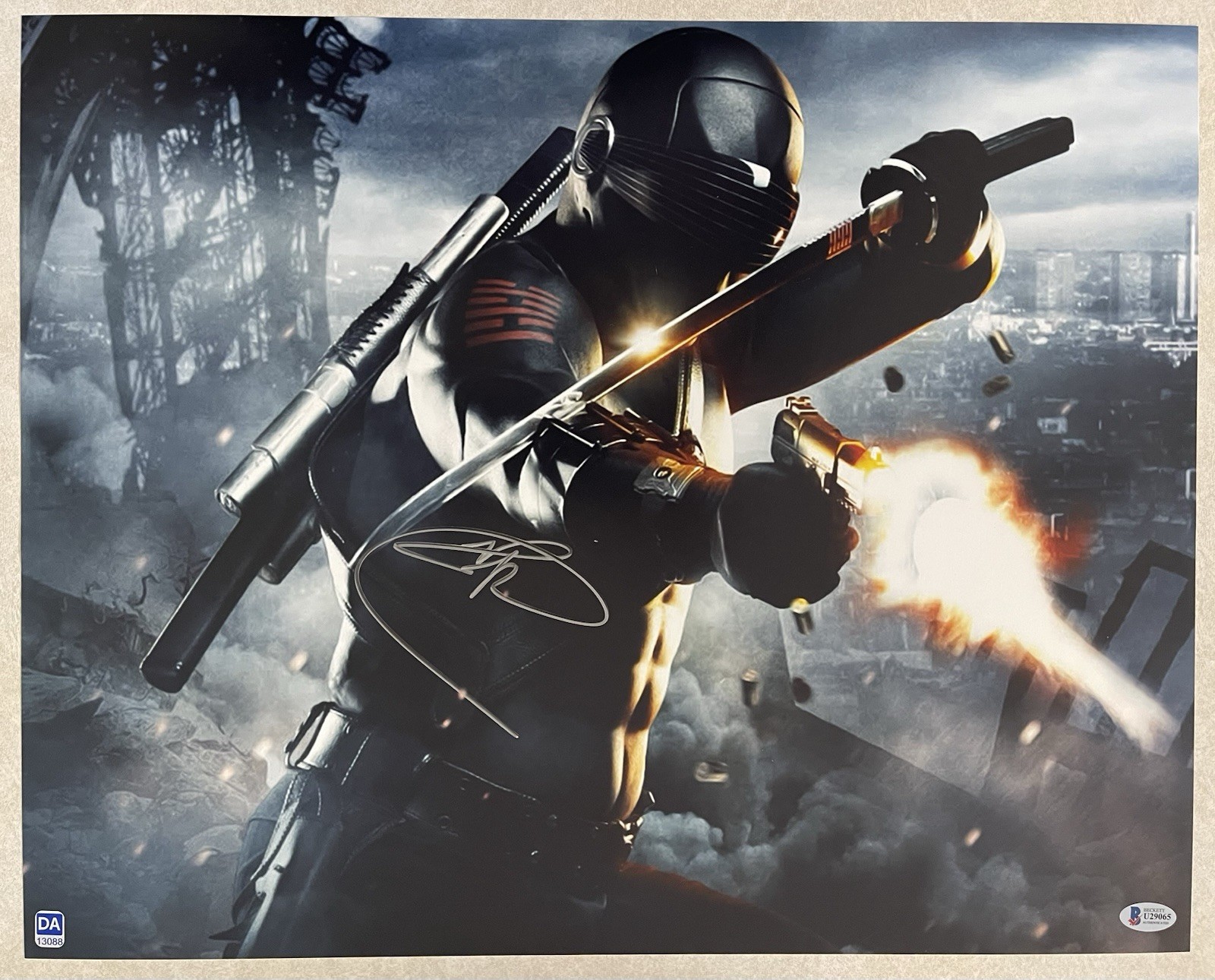 Ray Park Signed 16×20 Photo Autographed BAS COA GI Joe Snake Eyes G.I Beckett