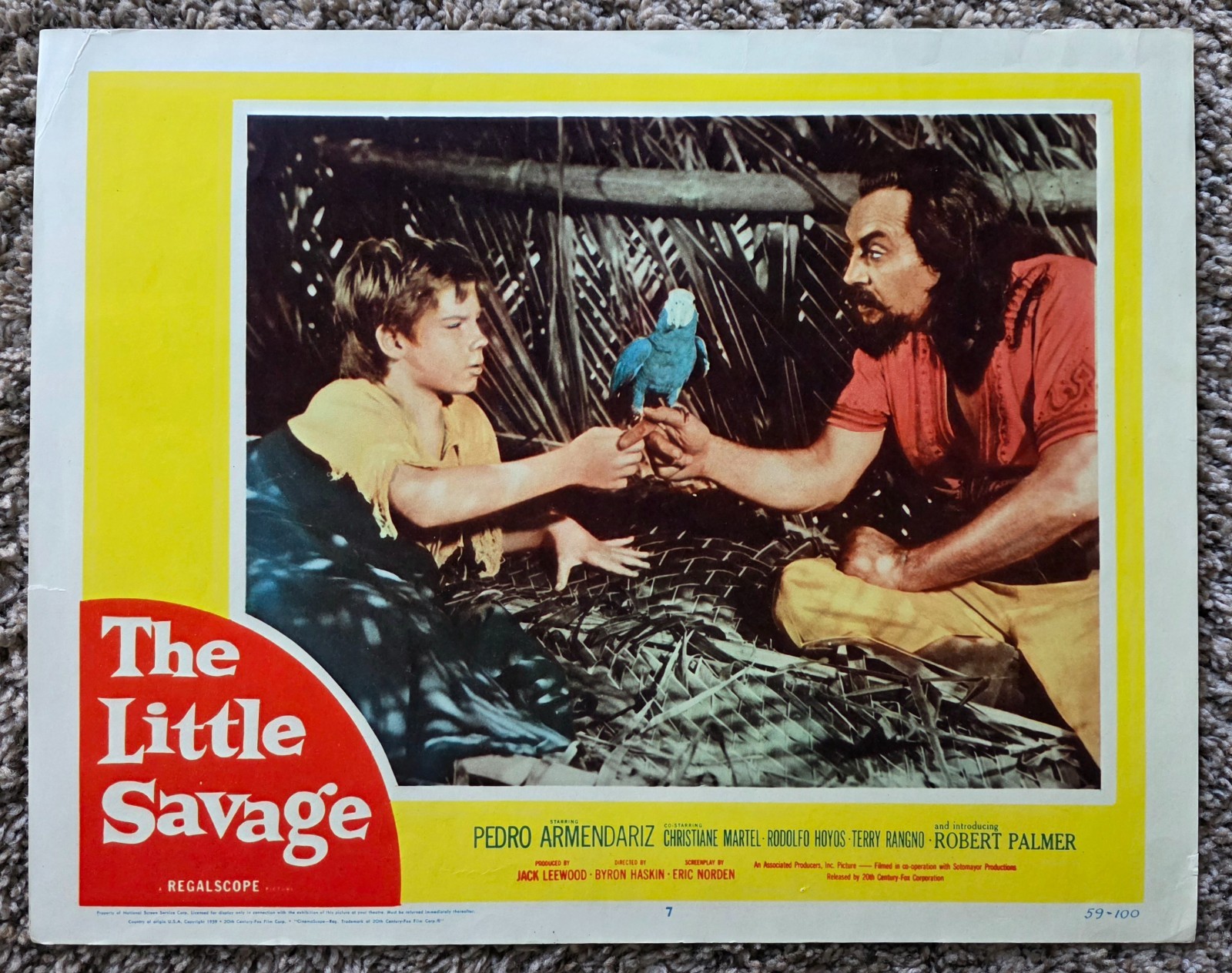 The Little Savage Lobby Card 11″ x 14″ Original 1959