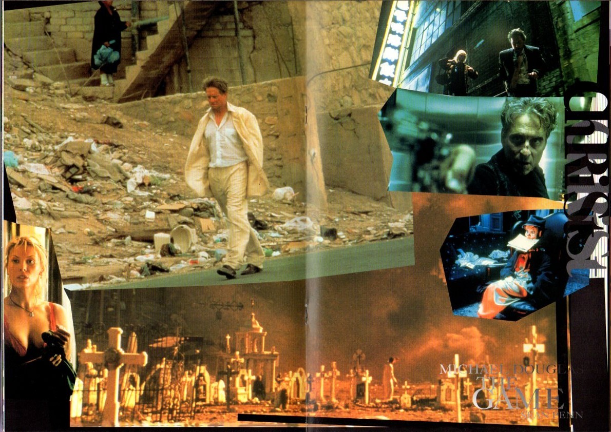 THE GAME Japanese Souvenir Program 1998, Michael Douglas, David Fincher